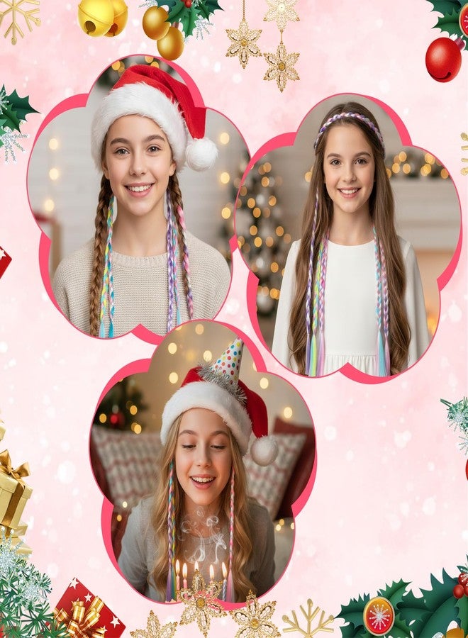 ValueBargain 6 Pcs Kids Hair Extensions for Girls, Braided Ponytail Extension, Elastic Tie-On Synthetic Ponytail Accessories for Girls, Daily Wear & Parties (Rainbow Colors) - Image 5